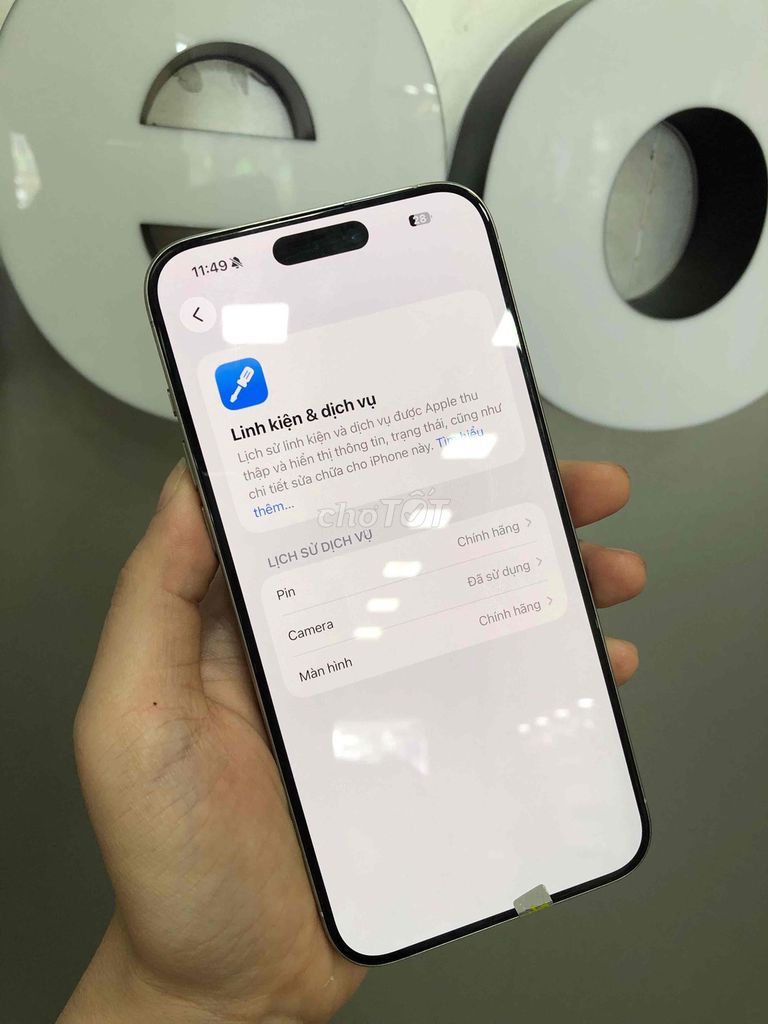 Apple iPhone 15 Pro Max 256GB Trắng 99%. Mua bán Điện thoại tại Thành phố Thủ Dầu Một Bình Dương được đăng bởi iPhong bán iPhone hình 1