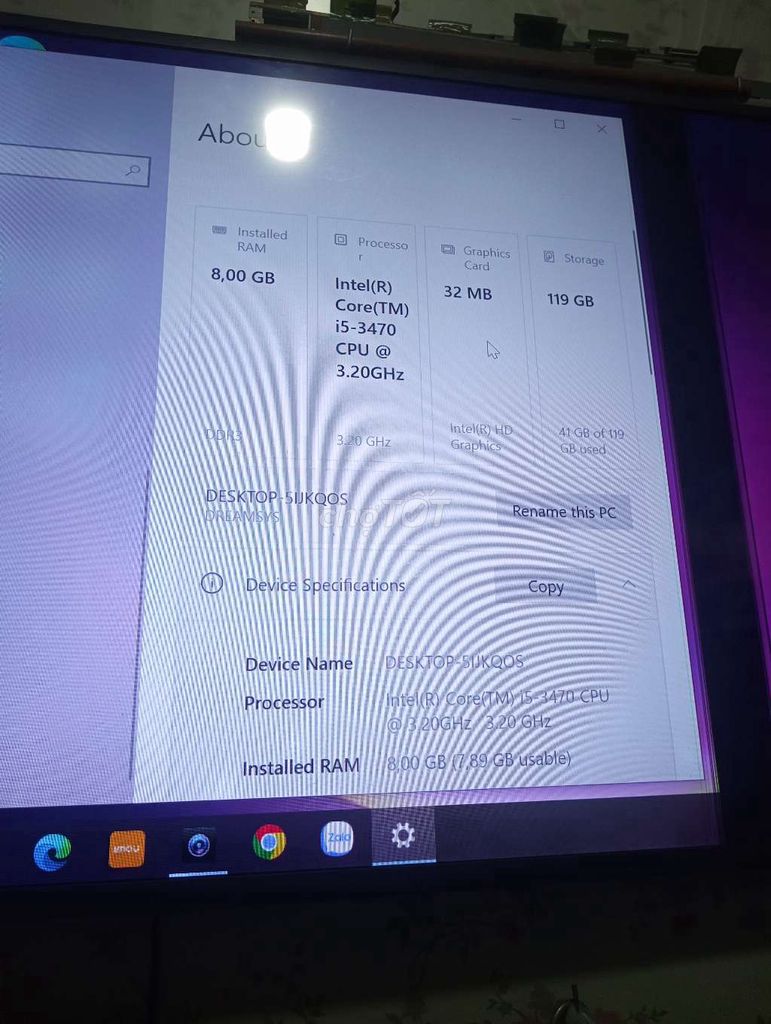 PC để bàn i5-3470 ssd 128. Mua bán Máy tính để bàn tại Thành phố Dĩ An Bình Dương được đăng bởi Nhân hình 1