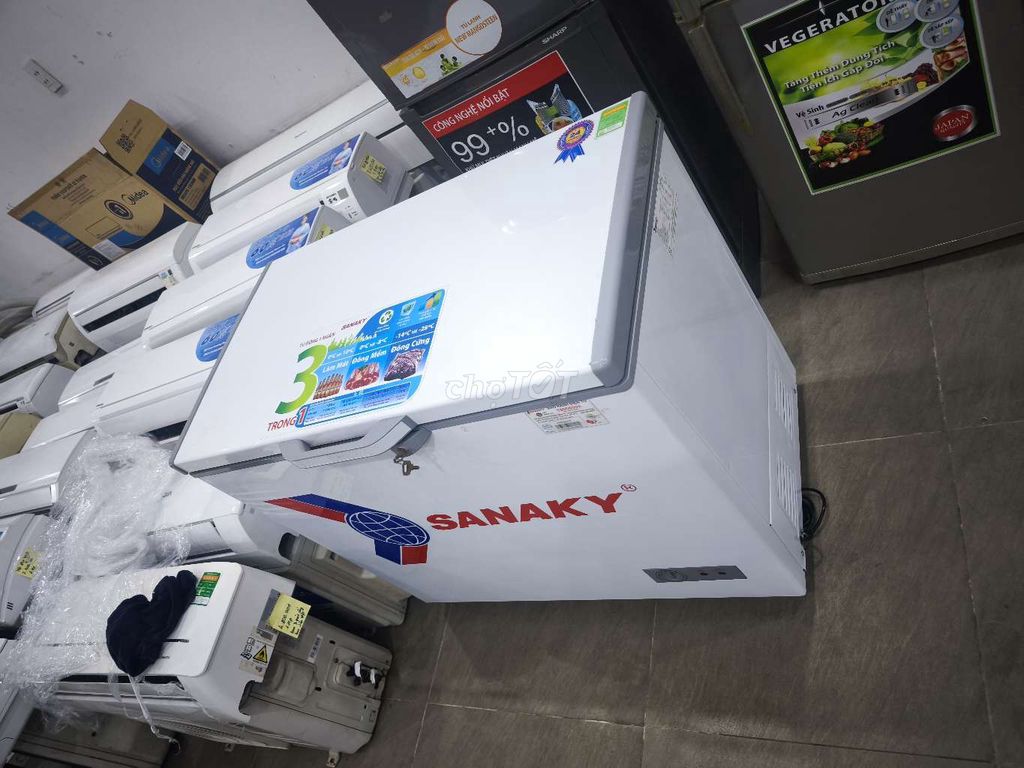 Tủ đông Sanaky 99% lướt. Mua bán Tủ lạnh tại Thành phố Biên Hòa Đồng Nai được đăng bởi CTY ĐIỆN MÁY NGUYỄN DƯƠNG GIA hình 3