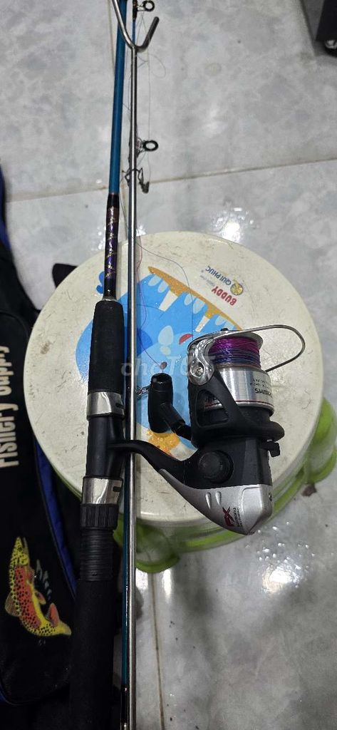 Bộ cần câu lure máy đứng Shimano