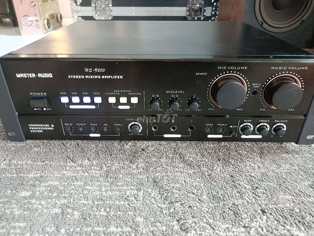 Amply Master Audio HS-9200 Đen. Mua bán Tivi, Âm thanh tại Huyện Nhà Bè Tp Hồ Chí Minh được đăng bởi Hân Phước audio  hình 1