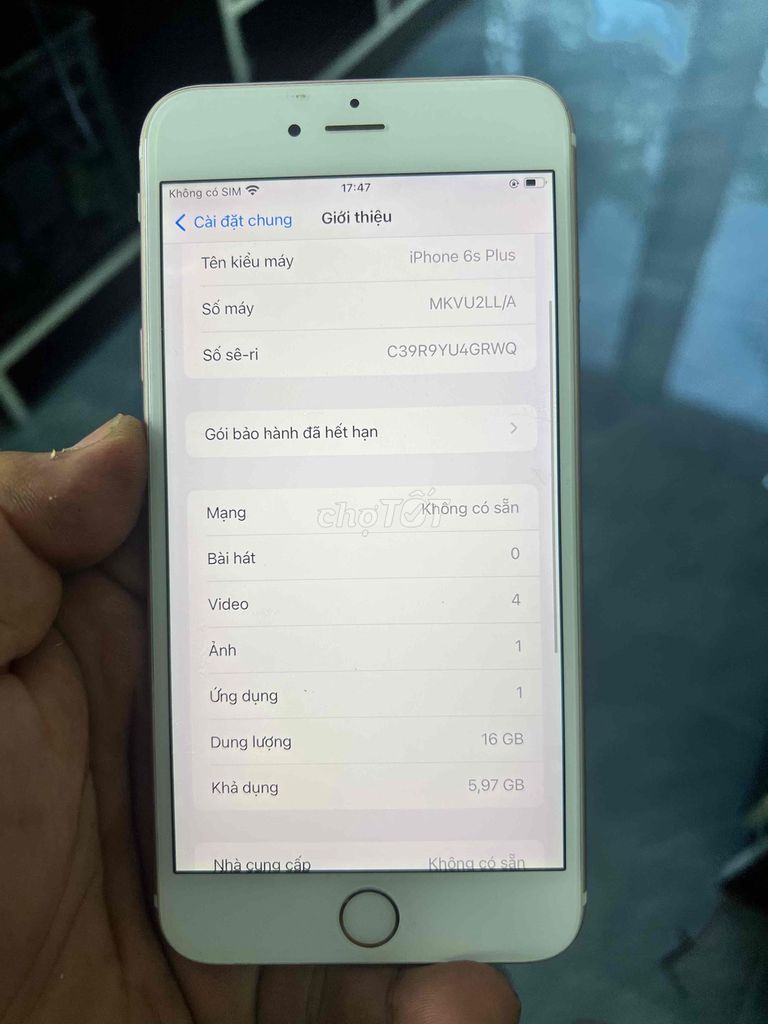 Apple iPhone 6s Plus 16GB Vàng hồng. Mua bán Điện thoại tại Huyện Hòa Vang Đà Nẵng được đăng bởi Q Store  hình 1