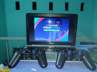 Laptop ASUS chơi game PS2, playstaion 2