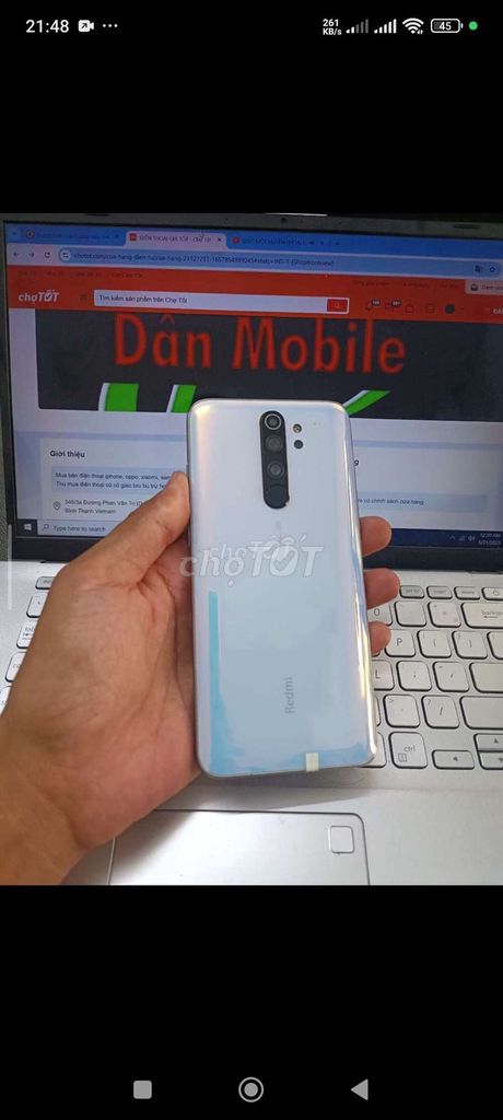 REDMI NOTE 8 PRO 6GB.64GB HELIO G90T FULL CN. Mua bán Điện thoại tại Quận Bình Thạnh Tp Hồ Chí Minh được đăng bởi Dân Mobile hình 1