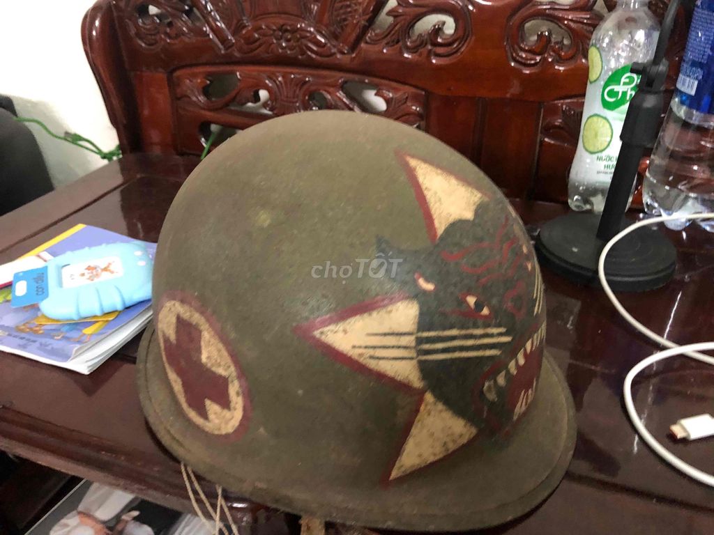 Mũ sắt Sưu tầm Xanh rêu. Mua bán Đồ sưu tầm, đồ cổ tại Quận Hải Châu Đà Nẵng được đăng bởi thien hình 1