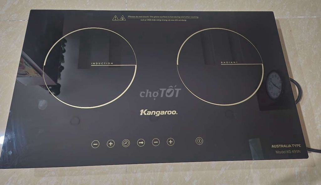 Bếp từ đôi Kangaroo KG 499N Đen Kính cường lực. Mua bán Bếp, lò, đồ điện nhà bếp tại Thành phố Thủ Dầu Một Bình Dương được đăng bởi Dinh hình 1