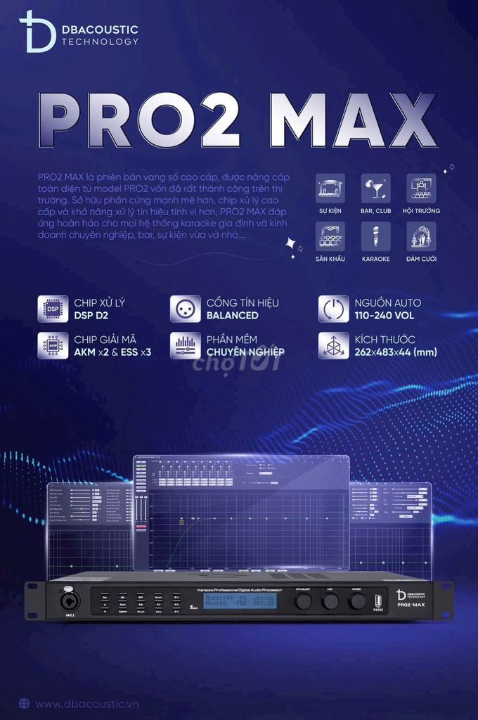 VANG SỐ SIÊU VÍP DBACOUSTIC PRO2 MAX CAO NHẤT 2026. Mua bán Tivi, Âm thanh tại Quận Sơn Trà Đà Nẵng được đăng bởi cường audio hình 1
