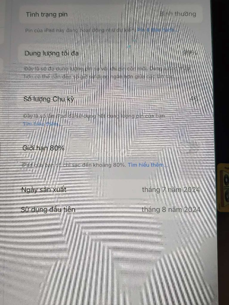 Ipad Air 6 11 inch wifi 128Gb. Mua bán Máy tính bảng tại Thành phố Thái Bình Thái Bình được đăng bởi Soldier hình 1
