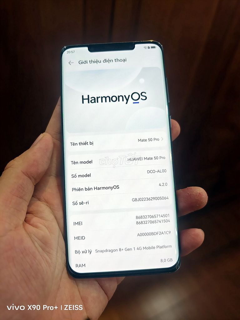 Huawei Mate 50 Pro 256GB Đen Lưng da kính Kunlun. Mua bán Điện thoại tại Thành phố Thanh Hóa Thanh Hóa được đăng bởi Hoàng Duy Tùng hình 1