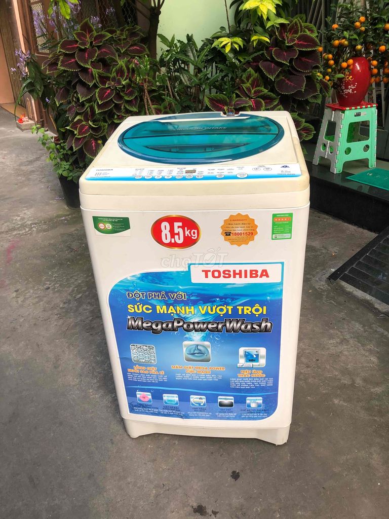 Máy giặt Toshiba đời cao hiện đại đang dùng tốt