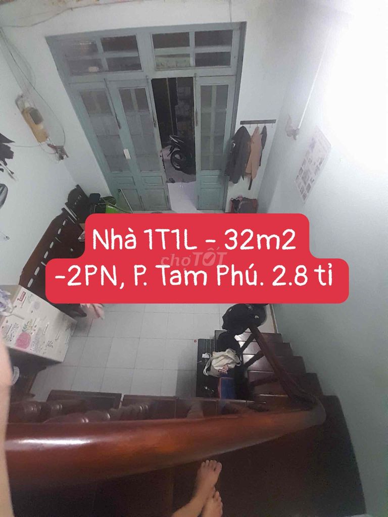 Bán nhà 1T1L- 2PN, P. Tam Phú, gần BV Thủ Đức, 32