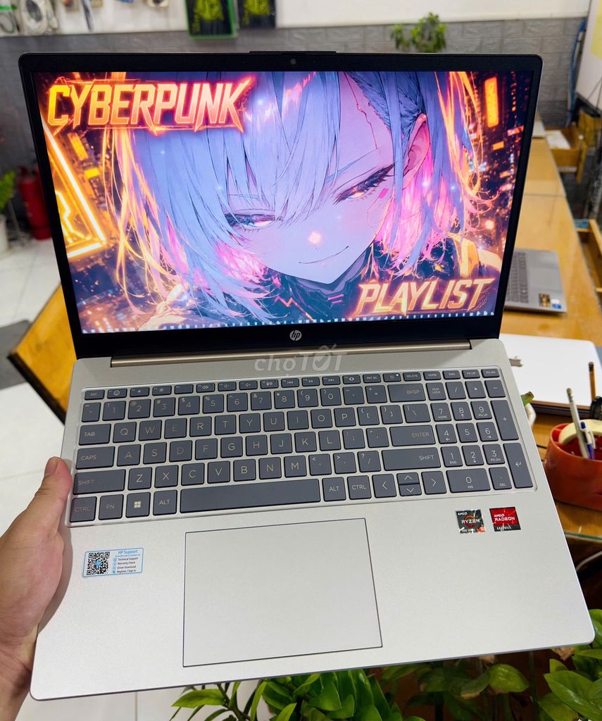HP 15-fc0085au Ryzen 5-7430U 16GB/512GB. Mua bán Laptop tại Thành phố Thủ Đức Tp Hồ Chí Minh được đăng bởi Shop Cyber hình 1