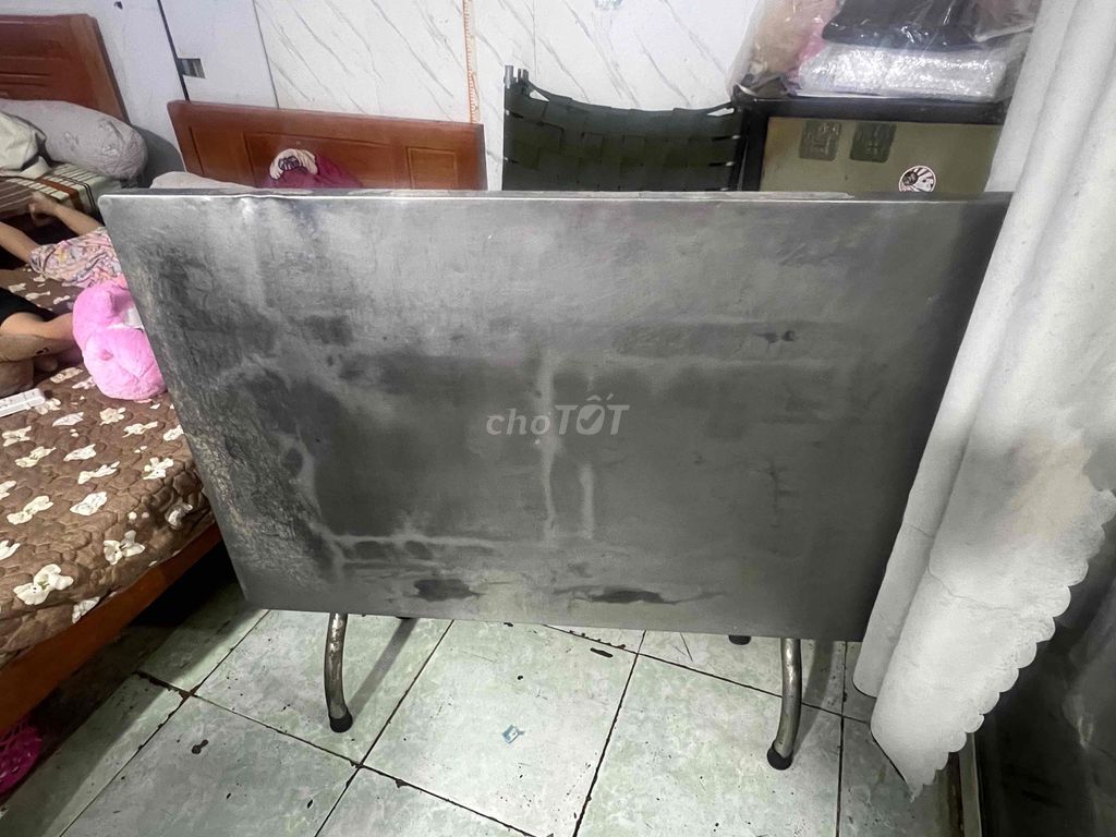 Bàn ăn Inox 304 Bạc Gấp gọn. Mua bán Bàn ghế tại Thành phố Thủ Đức Tp Hồ Chí Minh được đăng bởi Lê thị quế hình 1