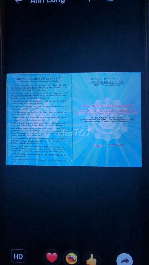 VinFast VFe34 2022 Xanh 68.000km. Mua bán Ô tô tại Thành phố Qui Nhơn Bình Định được đăng bởi Truong Long hình 2