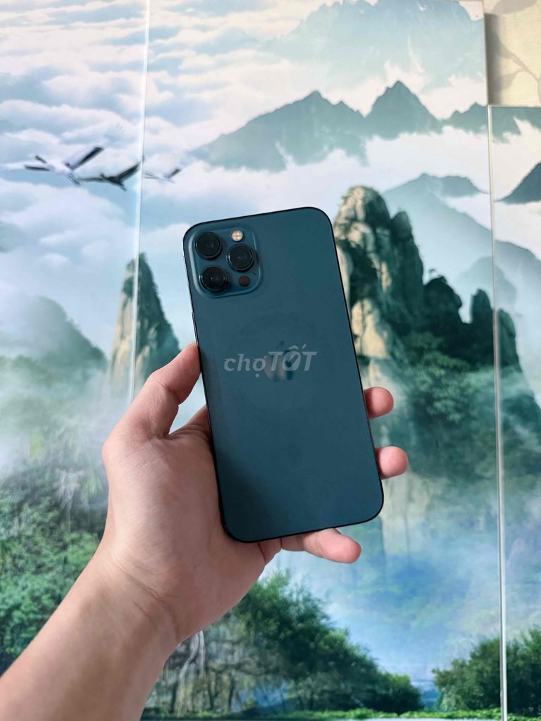 iPhone 12 Pro Max 128GB Xanh Quốc Tế Zin Full. Mua bán Điện thoại tại Thị xã An Nhơn Bình Định được đăng bởi Nhật Hạ hình 1