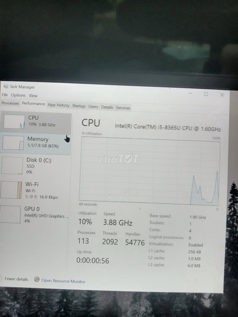 Dell Inspiron 15 i5-8365U 8GB/SSD Bạc Like New. Mua bán Laptop tại Quận 12 Tp Hồ Chí Minh được đăng bởi Hiếu Trương hình 1