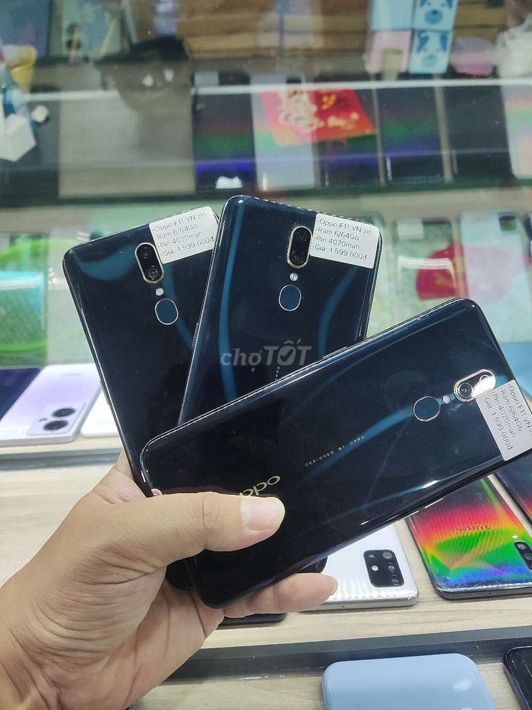 Oppo F11 64GB Đen Việt Nam. Mua bán Điện thoại tại Thành phố Bến Tre Bến Tre được đăng bởi Điện thoại Bến Tre giá rẻ hình 1