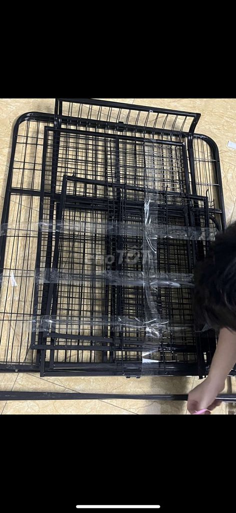Lồng mèo Kim loại Đen 78x54x110cm. Mua bán Phụ kiện, Thức ăn, Dịch vụ tại Quận Cầu Giấy Hà Nội được đăng bởi Kiên Nguyễn hình 1