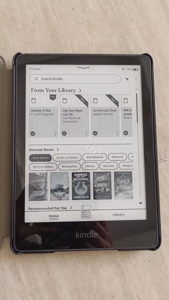 Máy đọc sách Kindle Paperwhite 5 Đen. Mua bán Máy tính bảng tại Quận Sơn Trà Đà Nẵng được đăng bởi Nguyễn Bình Minh hình 1