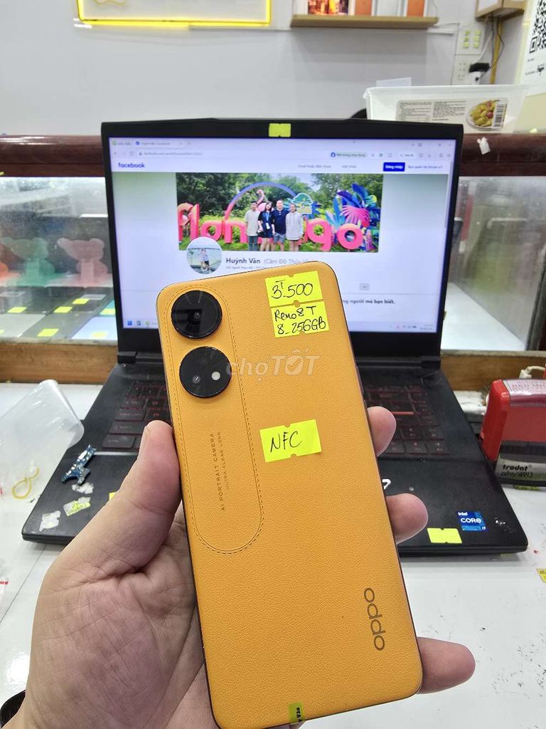 Oppo Reno8 T 256GB . Mua bán Điện thoại tại Thành phố Long Xuyên An Giang được đăng bởi Facebook Cầm Đồ Thúy Vân hình 1