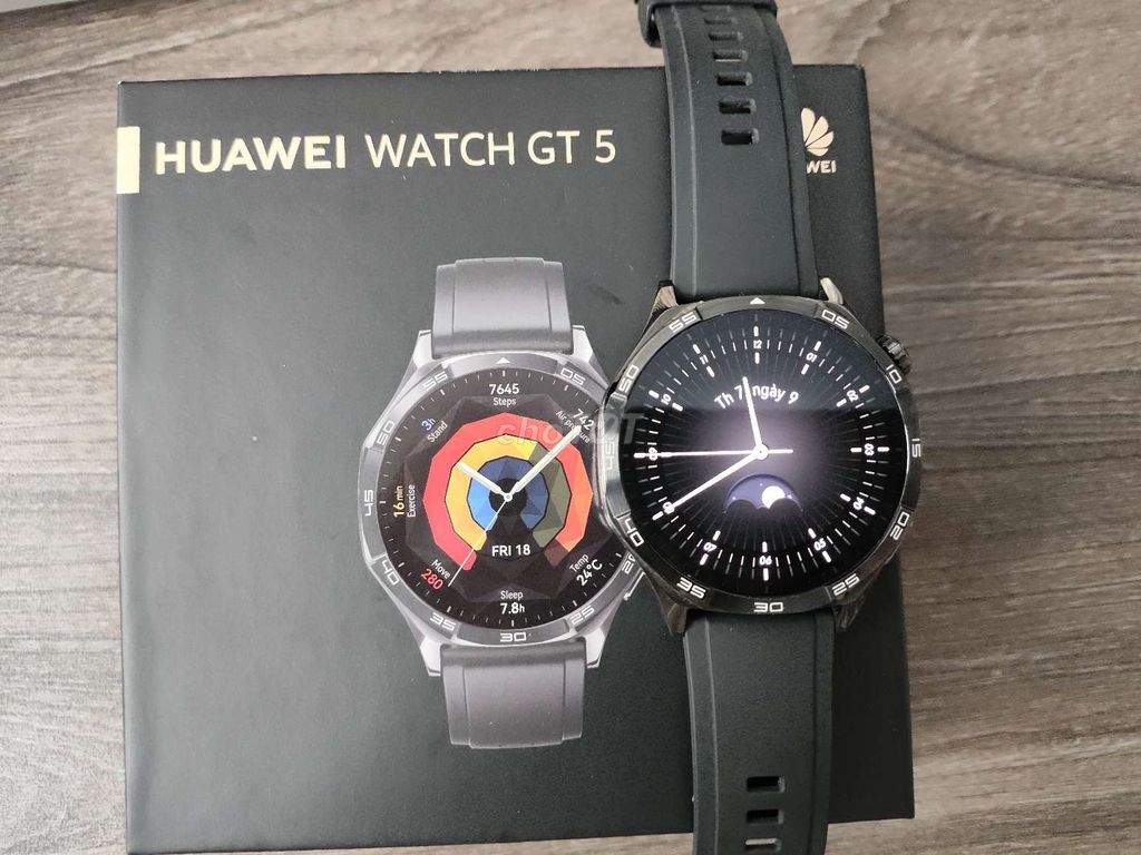 Huawei Watch GT 5 Đen. Mua bán Thiết bị đeo thông minh tại Quận Tây Hồ Hà Nội được đăng bởi Anh hình 1