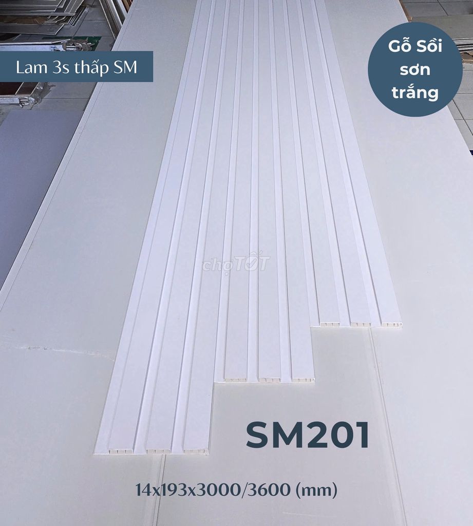 Tấm ốp Nano Lam 3 sóng SM ( Siêu Cứng )