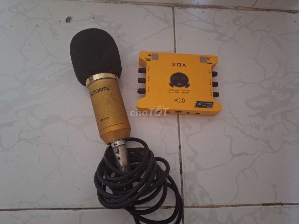 Combo sound card + mic thu âm. Mua bán Tivi, Âm thanh tại Quận Gò Vấp Tp Hồ Chí Minh được đăng bởi Hoang nguyên hình 2