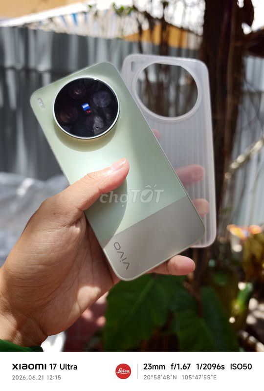 Vivo X300S Xanh kèm ốp lưng dán màn hình. Mua bán Điện thoại tại Quận Ba Đình Hà Nội được đăng bởi Hội Đồ Điện Tử hình 1