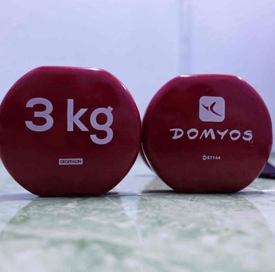 Bộ tạ Domyos 3kg + Dây kháng lực 7kg DECATHLON. Mua bán Đồ thể thao, Dã ngoại tại Quận 10 Tp Hồ Chí Minh được đăng bởi Lê Duyên