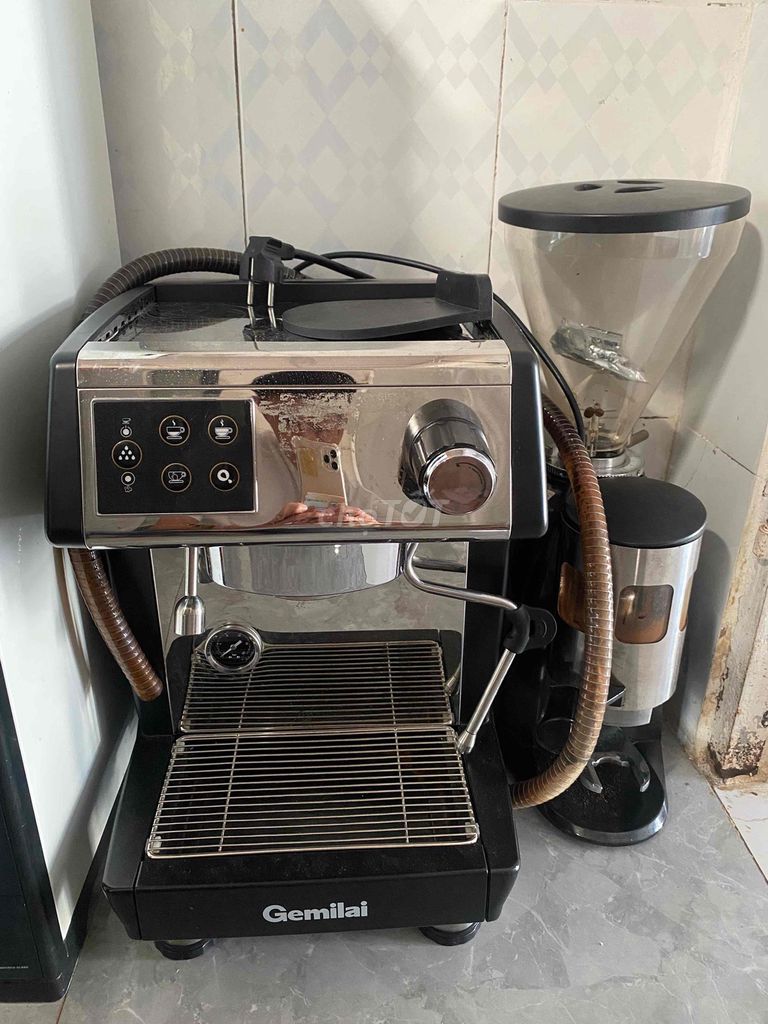 Máy ép cà phê Gemilai Đen, Bạc. Mua bán Bếp, lò, đồ điện nhà bếp tại Thành phố Buôn Ma Thuột Đắk Lắk được đăng bởi Phong Nguyễn Home hình 1