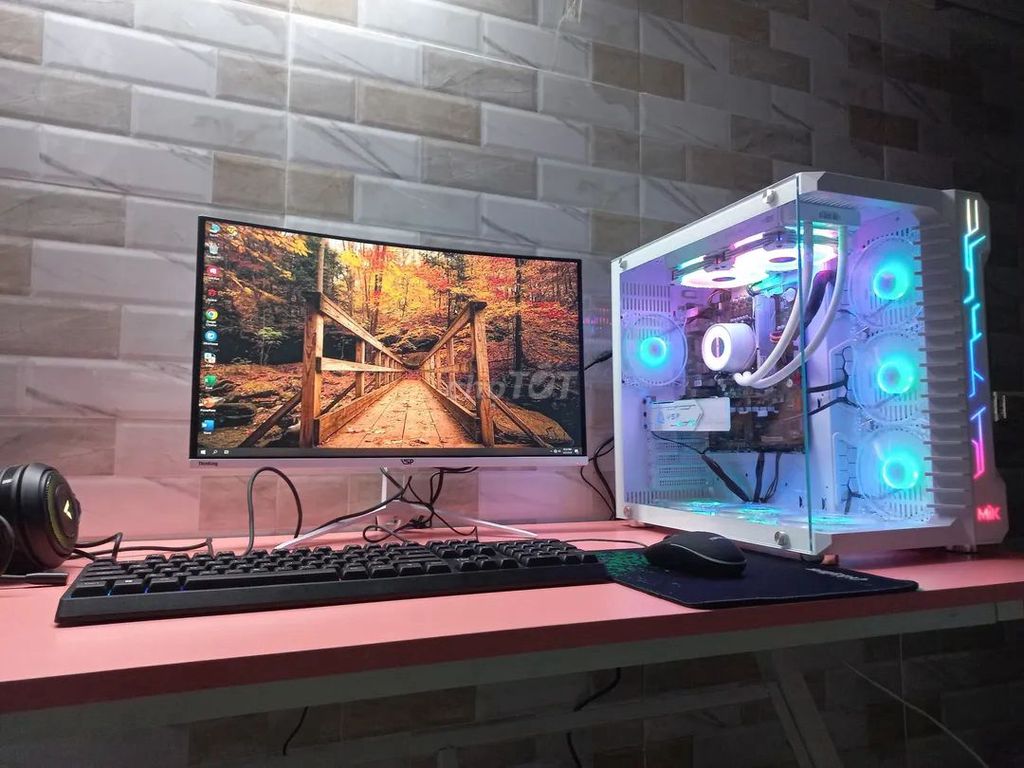 Thanh lí Bộ Pc cả màn ( i5 12+ 2060+ Màn 24 100hz)