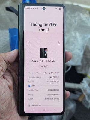 Galaxy Z Fold3 5G 256GB Chính hãng giá rẻ