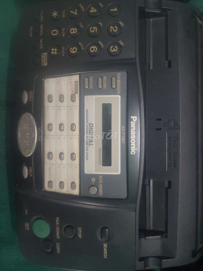 Máy fax Panasonic KX-FT907 Đen. Mua bán Đồ dùng văn phòng tại Thành phố Bà Rịa Bà Rịa - Vũng Tàu được đăng bởi Hàng Cũ Mới các loại hình 1