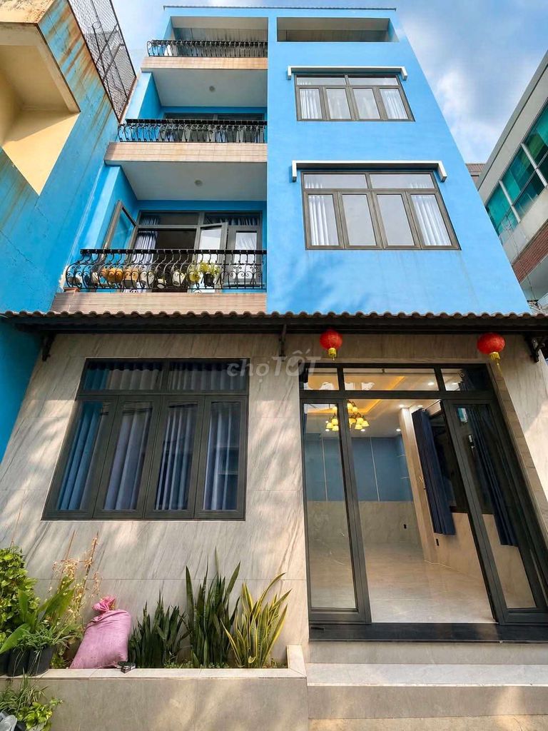 NHÀ BÁN MT CÁCH 20M.4T. LÊ QUANG ĐỊNH. P14. BT. DT 8M×8,3M. GIÁ 9,1 TỶ