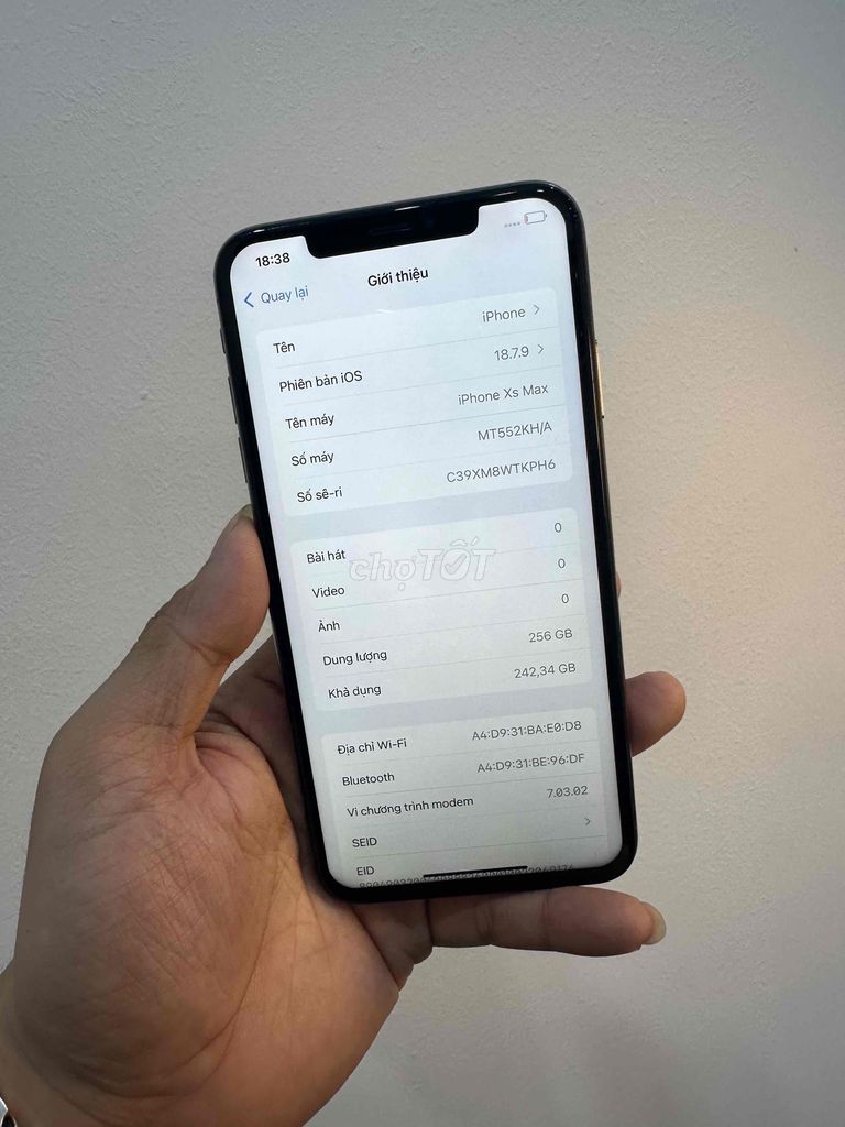 Apple iPhone Xs Max 256GB Vàng. Mua bán Điện thoại tại Quận Đống Đa Hà Nội được đăng bởi Ng Hoang Anh hình 1