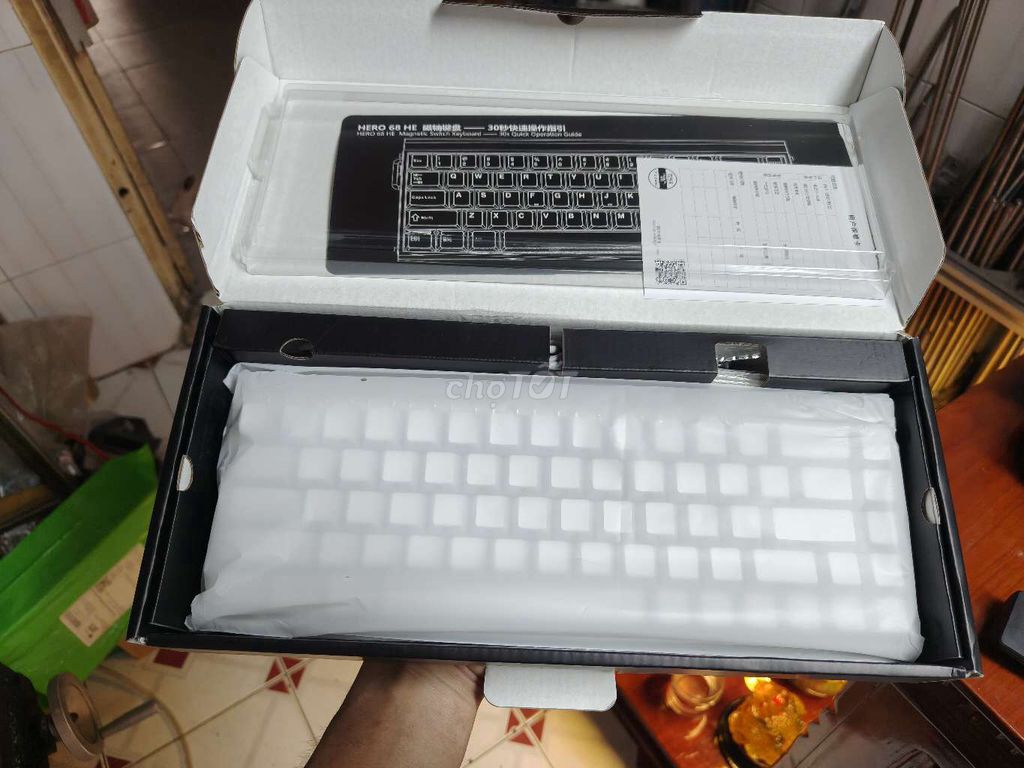Bàn phím cơ AULA HE68 Trắng Có dây 68 phím. Mua bán Phụ kiện (Màn hình, Chuột...) tại Quận 1 Tp Hồ Chí Minh được đăng bởi Ben hình 1
