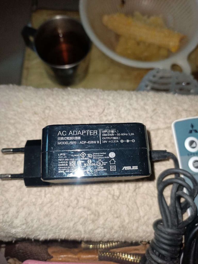 Sạc laptop ASUS 19V 2.37A 45W Đen Nguyên rin. Mua bán Phụ kiện (Màn hình, Chuột...) tại undefined Đà Nẵng được đăng bởi Anh Khoa hình 1