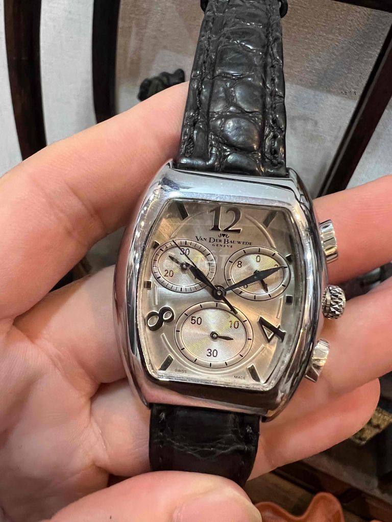 Đồng Hồ Van DerBauWede Bạc Khối. Mua bán Đồng hồ tại Quận Hoàng Mai Hà Nội được đăng bởi Trí Nhân hình 1