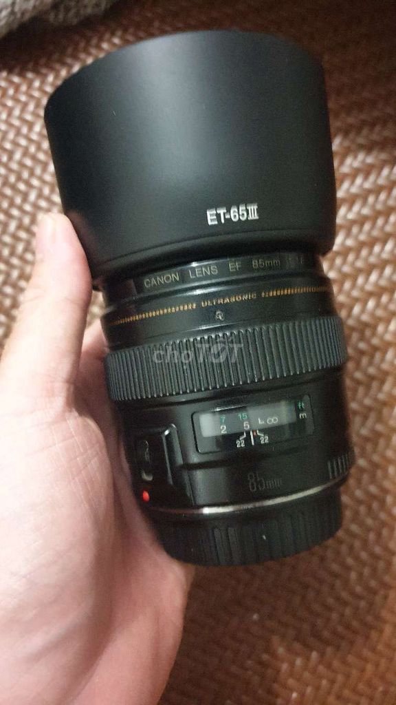 Ống kính Canon EF 85mm F1.8 USM Đen. Mua bán Máy ảnh, Máy quay tại Quận Hoàng Mai Hà Nội được đăng bởi  Hanh John Pirrepont hình 1