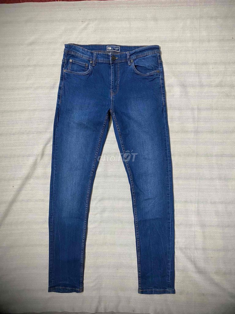 Quần jean nam FSBN vải co giãn xanh size 30. Mua bán Quần áo tại Thành phố Tân An Long An được đăng bởi Shop 3986 hình 1