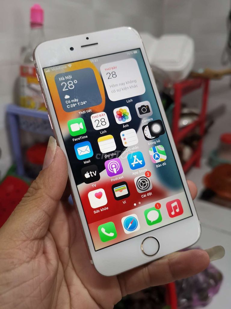 iPhone 6s 128GB zin, full vân, pin 100%. Mua bán Điện thoại tại Quận 12 Tp Hồ Chí Minh được đăng bởi Phước Trần hình 1