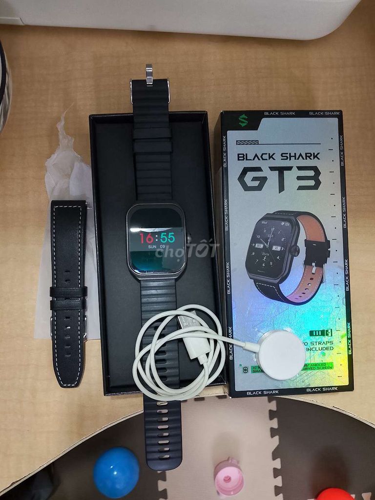 Black Shark GT3 Đen Đồng hồ thông minh. Mua bán Thiết bị đeo thông minh tại Quận Tân Bình Tp Hồ Chí Minh được đăng bởi Vi Mai hình 1