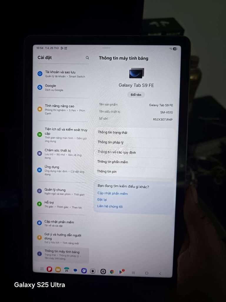 Samsung Galaxy Tab S9 FE 6GB/128GB Xám. Mua bán Máy tính bảng tại Quận Ba Đình Hà Nội được đăng bởi Duc Minh hình 1