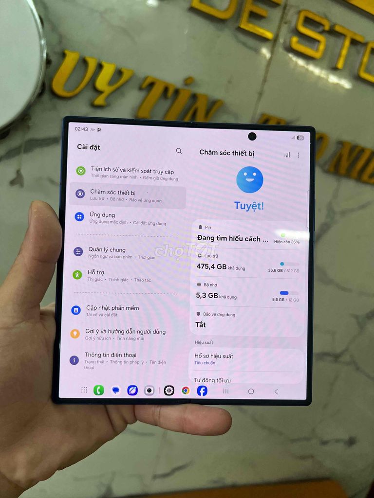 Samsung Galaxy Z Fold7 512GB Xanh. Mua bán Điện thoại tại Quận Hoàng Mai Hà Nội được đăng bởi Phan Thanh Quân hình 1