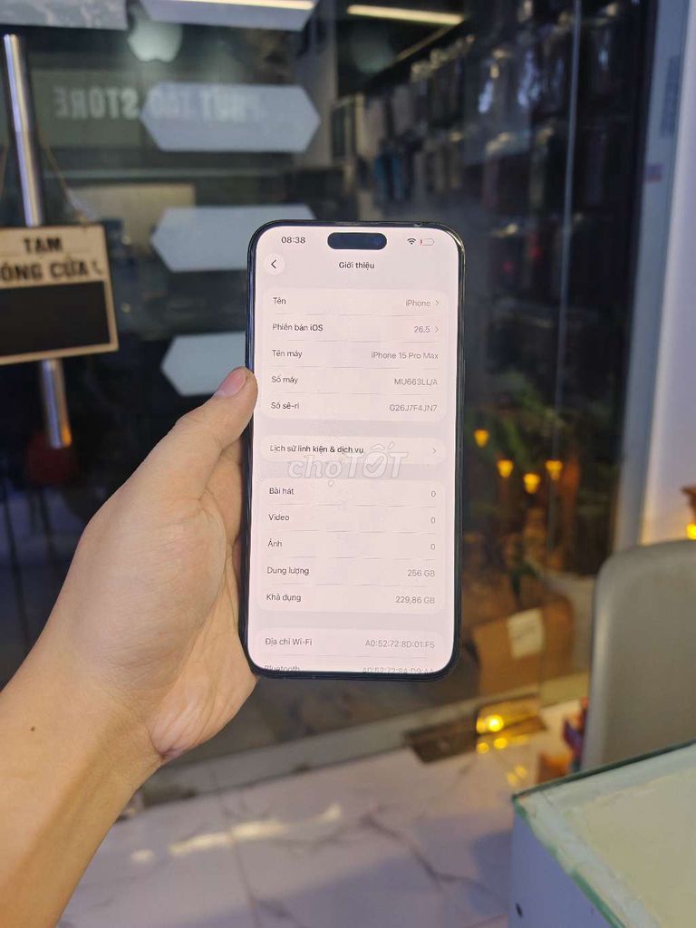 Apple iPhone 15 Pro Max 256GB Đen Đã qua sử dụng. Mua bán Điện thoại tại Quận 12 Tp Hồ Chí Minh được đăng bởi HP hình 1