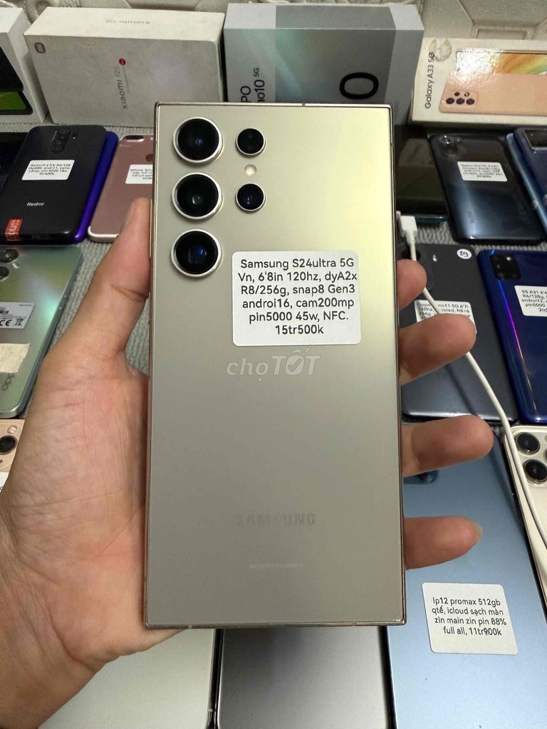 Samsung S24 Ultral 5G Vn 2sim Ram12/256gb zin áp. Mua bán Điện thoại tại Thành phố Thủ Dầu Một Bình Dương được đăng bởi TTMobileBD hình 1