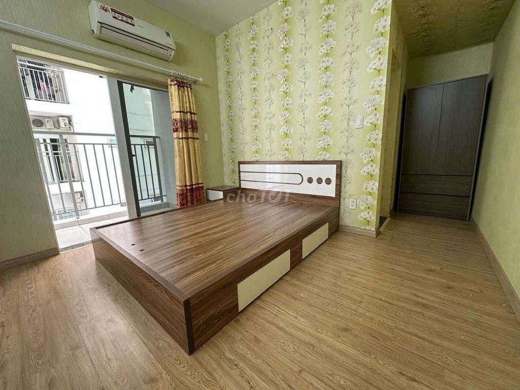 Giường ngủ Gỗ MDF 1m6x2m Nâu 3 chấm. Mua bán Giường, chăn ga gối nệm tại Thành phố Thủ Dầu Một Bình Dương được đăng bởi hà lê hình 1