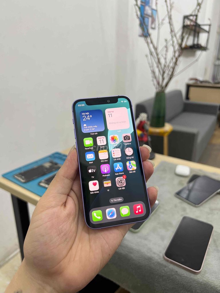 iPhone 12 Mini QTE 64G Main Màn Zin Full Chức Năng. Mua bán Điện thoại tại Quận Đống Đa Hà Nội được đăng bởi Hà Nội Mobile Bao Duyệt Nợ Xấu hình 1