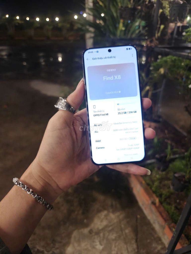 Oppo Find X8 5G 12GB/256GB Đen 98%. Mua bán Điện thoại tại Thành phố Thuận An Bình Dương được đăng bởi Đạt Bình Dương hình 1