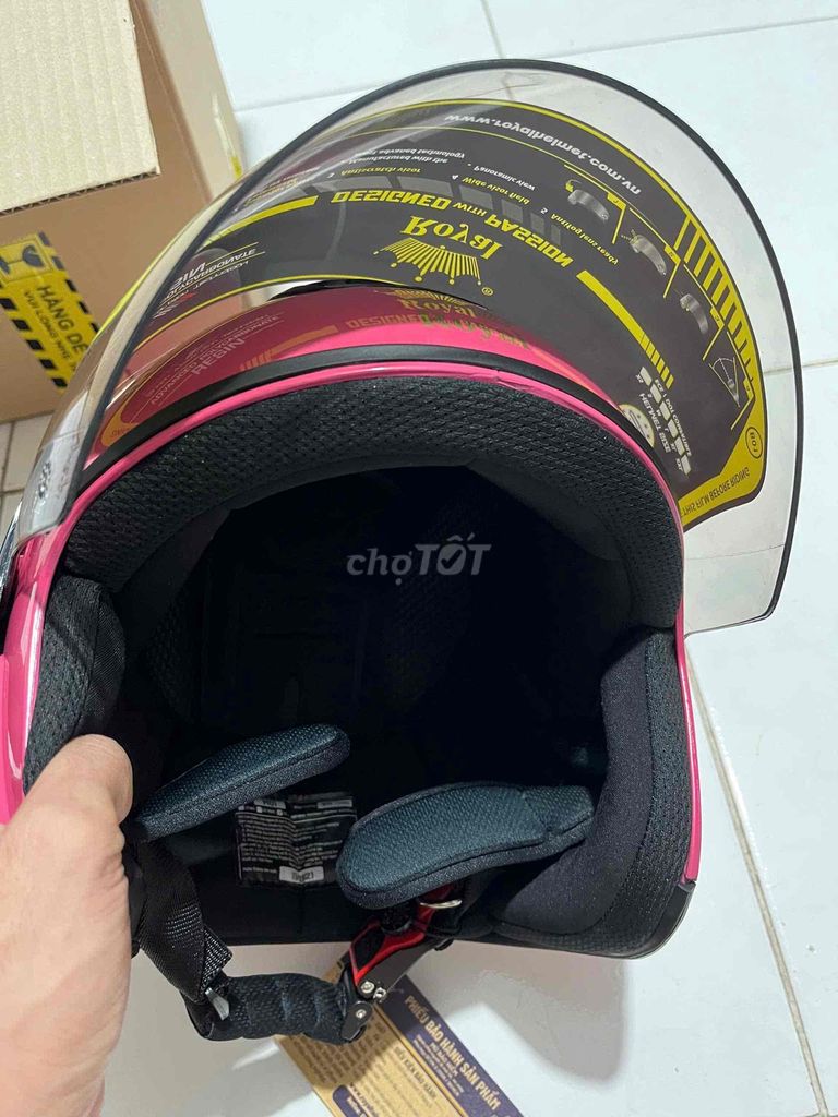 THANH LÝ NÓN BH Royal M01 màu Hồng mới 100%